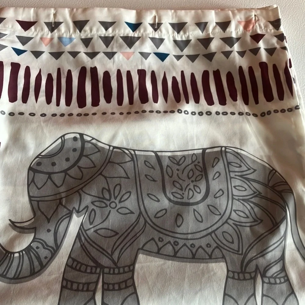 Bathroom Elephant Theme shower curtain & hooks, soap dispenser, hand towels,vase